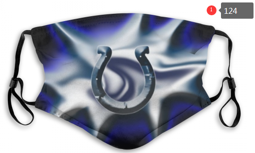NFL Indianapolis Colts #11 Dust mask with filter->nfl dust mask->Sports Accessory